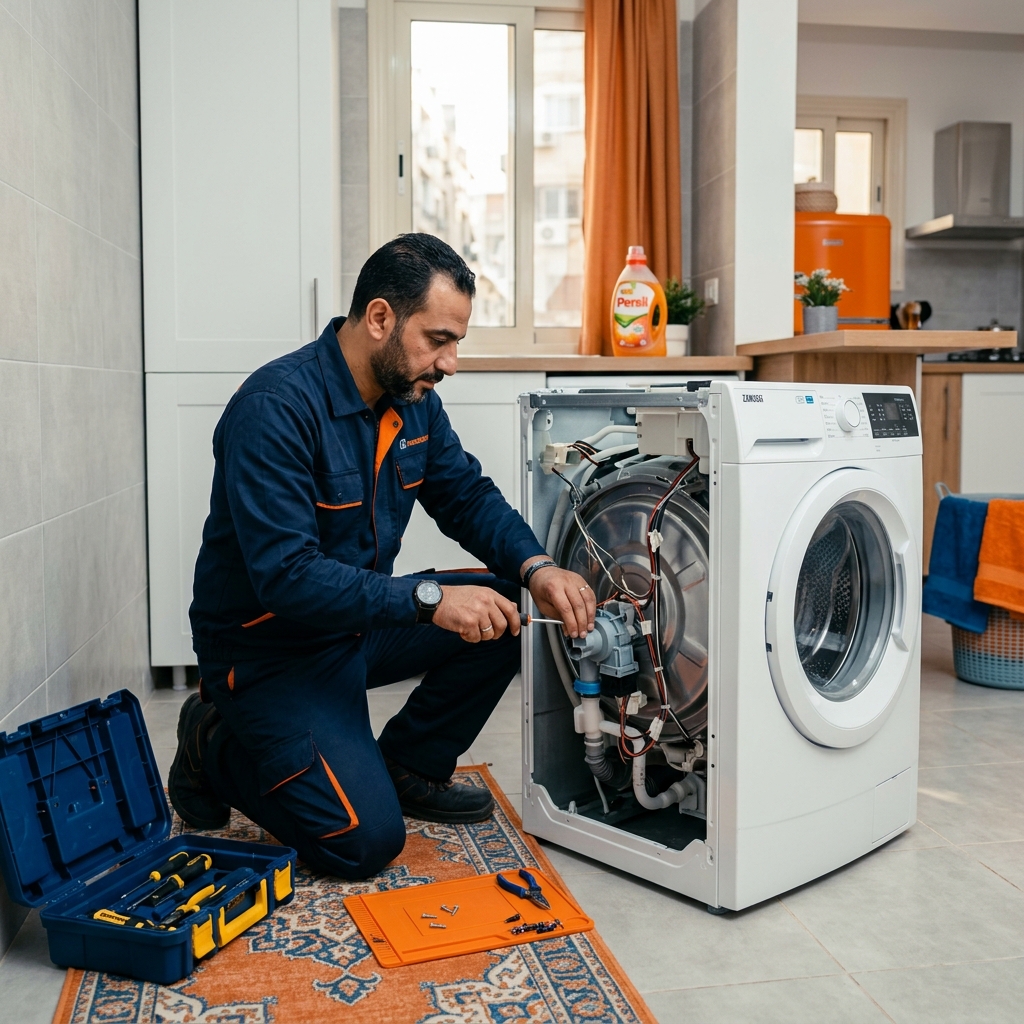 Technician working